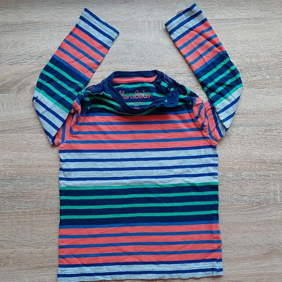 Mini Boden vguc/euc stripey tee 6-7 - Picture 15 of 15